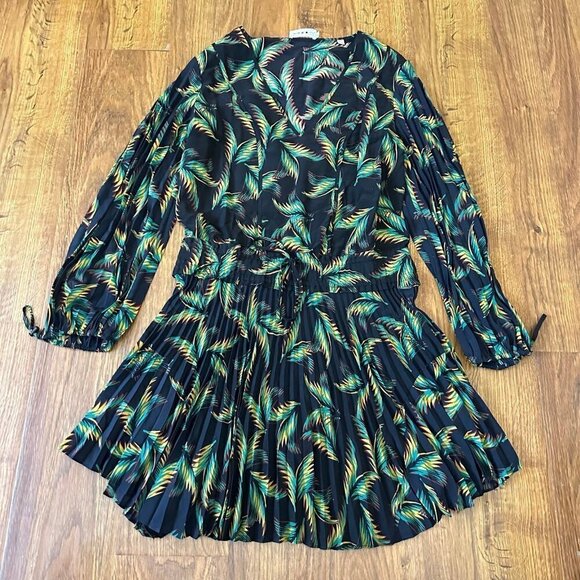 A.L.C. Rory pleated silk Dress - Picture 1 of 5